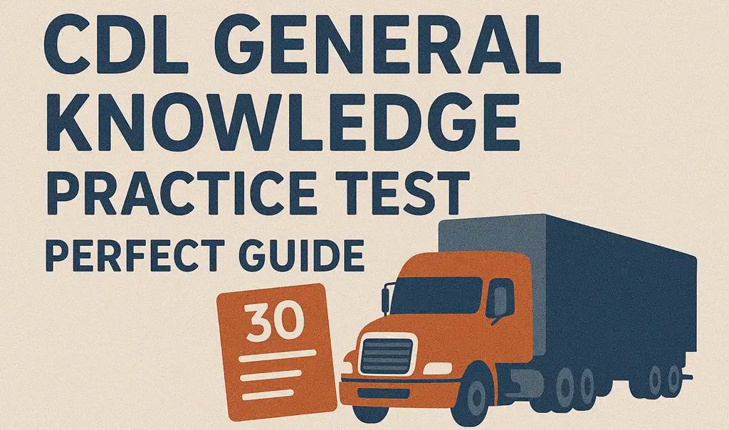 CDL Practice Test General Knowledge: 2026 Real Questions & Guide